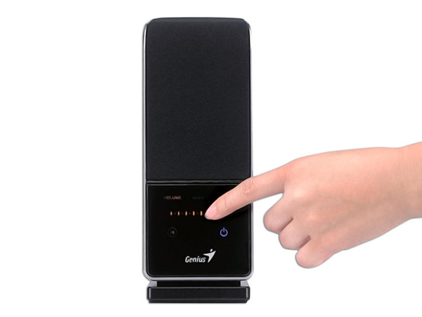 Bocinas Genius Stylish Touch SP-T1200 con Panel Táctil, RMS total de 30 Watts.