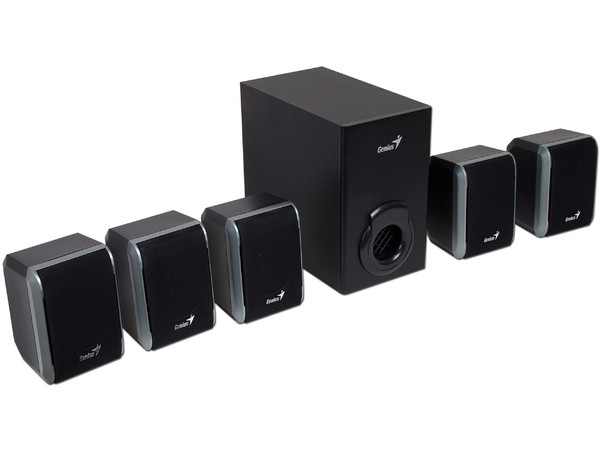 Bocinas Genius Booming Surround, 5.1 canales, 47 Watts RMS.