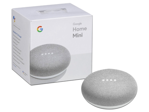 Asistente inteligente Google Home Mini, Inalámbrico, Color Gris.
