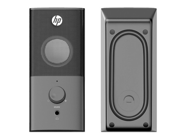 Bocinas HP DHS-2101, 2.0, 3.5mm, Color Negro.