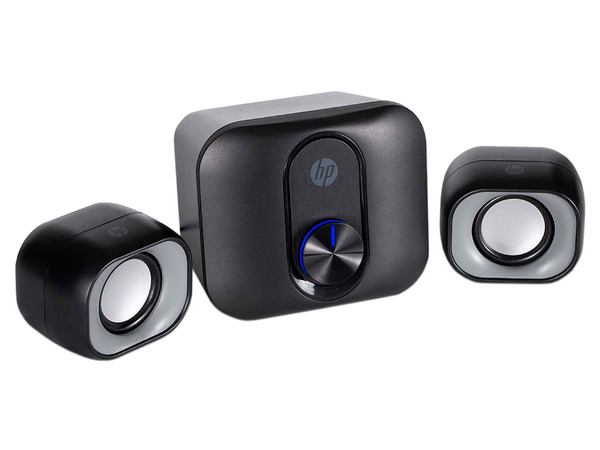 Bocinas HP DHS-2111S, 2.1, Conector 3.5mm, Color Negro.