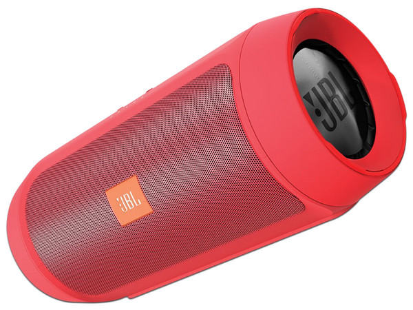 Bocina portátil JBL Charge 2+, recargable, Bluetooth, Color Rojo.