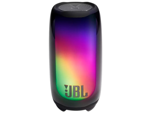 Altavoz portátil JBL Pulse 5, Bluetooth, Resistente al agua, Juego de luces, Color Negro.