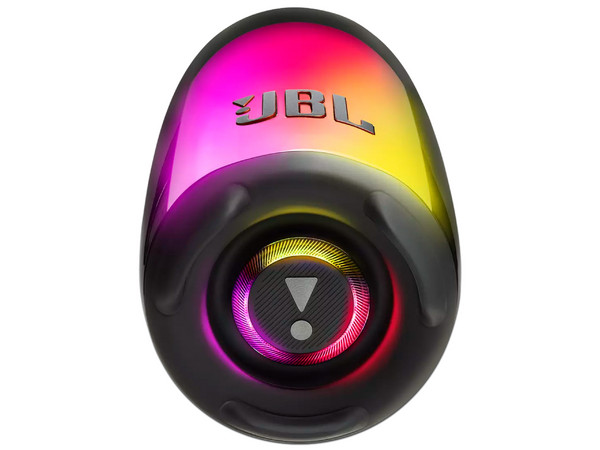 Altavoz portátil JBL Pulse 5, Bluetooth, Resistente al agua, Juego de luces, Color Negro.