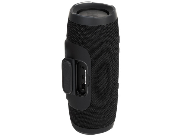 Bocina Portátil JBL Charge 3 Bluetooth 4.1, Power Bank de 6000mAh, hasta 20 horas de Música. Color Negro. recertificado