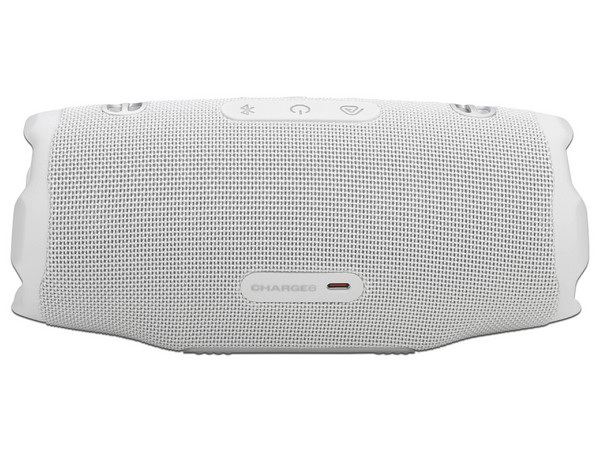 Bocina Inalámbrica JBL Charge 6, Respuesta de Frecuencia 56Hz - 20 kHz, Recargable, Bluetooth, IP68, Color Blanco.
