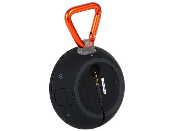 Bocina portátil JBL CLIP 2, recargable, resistente al agua, Bluetooth, 3.5mm. Color Negro