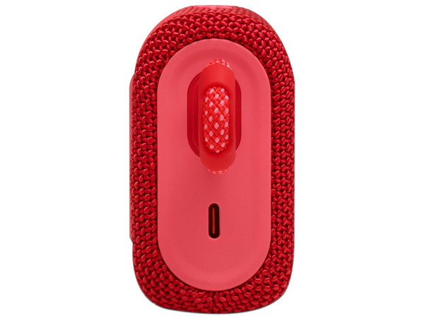 Bocina Portátil JBL Go 3, Bluetooth 5.1, Resistente al agua, IP67. Color Rojo.