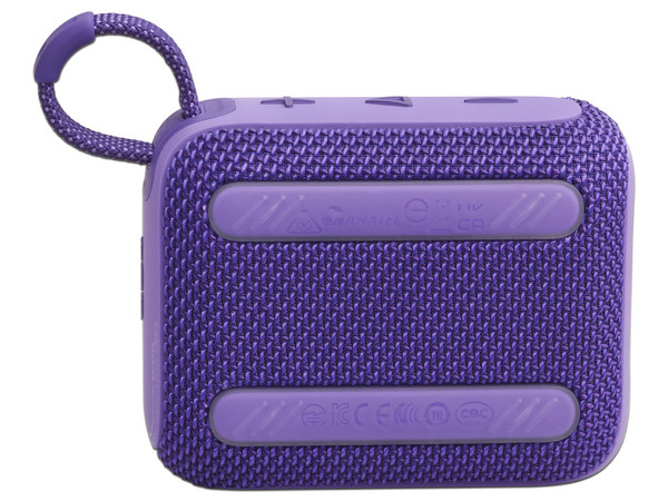 Bocina Portátil JBL GO 4, Respuesta de Frecuencia 90Hz - 20 kHz, Bluetooth, IP67, Color Morado.