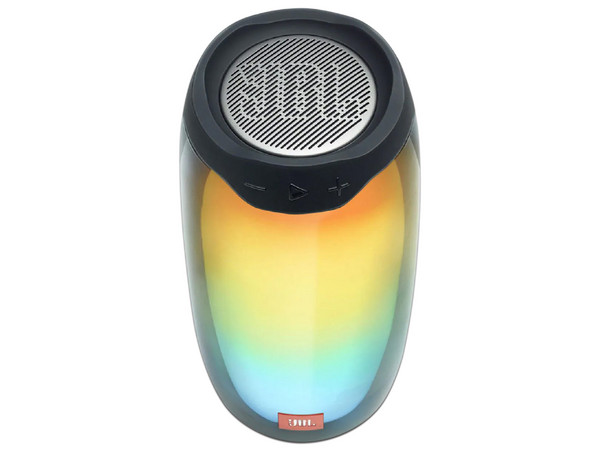 Bocina Portátil JBL Pulse 4, Aprueba de agua, Batería recargable, Bluetooth 4.2, Color Negro.