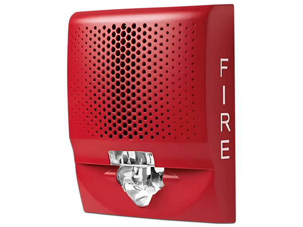 Altavoz de Pared con Luz Estroboscópica Kidde G4SVRF. Consumo de 28 mA, Voltaje de Entrada AC de 33 V. Color Rojo, Uso Interior.