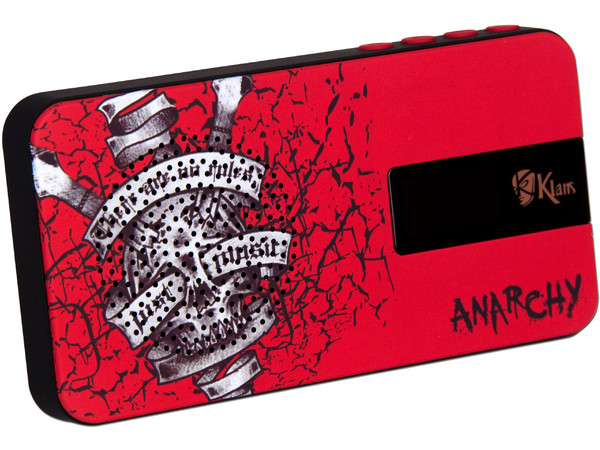 Bocina Portátil Klans Anarchy Rebel. Entradas USB, SD, MMC y 3.5mm.