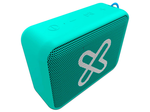 Bocina portátil Klip Xtreme Nitro, TWS, IPX7, 20hr, Color Verde.