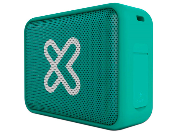 Bocina portátil Klip Xtreme Nitro, TWS, IPX7, 20hr, Color Verde.