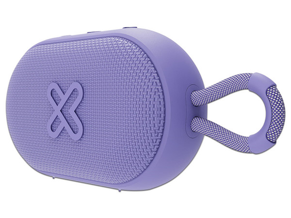 Parlante inalámbrico portátil Klip Xtreme KBS-030PR, Bluetooth, Color Morado.