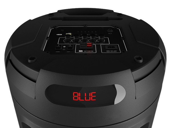 Bocina Portátil Recargable Klip Xtreme KLS-601 MagBlaster 2000W con Bluetooth, AUX, Pantalla LED, Control y Micrófono inalambrico. Color Negro
