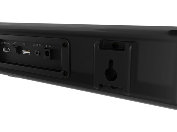 Barra de Sonido Klip Xtreme KSB-001 de 100W RMS, Respuesta de frecuencia 45Hz-20kHz, Bluetooth 5.0, USB, HDMI. Color Negro.