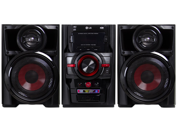 Mini Componente LG, CD, MP3, Radio, Grabación y Reproducción directa de USB, 120W RMS.