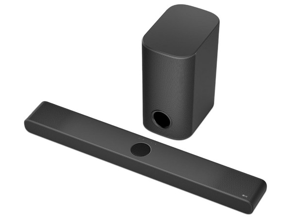 Barra de Sonido LG S77S de 400W RMS, Subwoofer Inalámbrico, Bluetooth 5.1, HDMI, USB, Dolby Atmos. Color Negro.