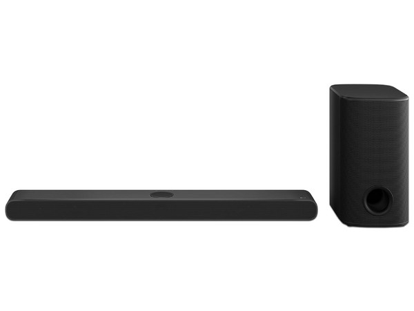 Barra de Sonido LG S77S de 400W RMS, Subwoofer Inalámbrico, Bluetooth 5.1, HDMI, USB, Dolby Atmos. Color Negro.