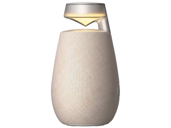 Bocina Portátil LG XBOOM 360 de 20W, Omnidireccional, Bluetooth, Color Beige.