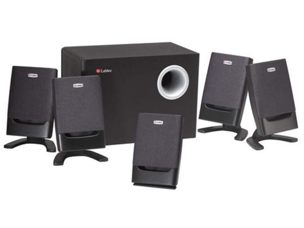 Bocinas Logitech/Labtec Arena 675, 5.1 con 1 SubWoofer 15 Watt + 5 Satellites 2.3 Watts