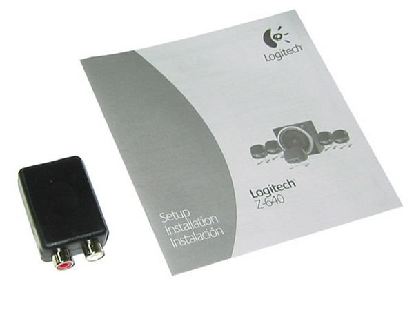Bocinas Logitech Z-640, sonido envolvente 5.1, incluye adaptador para consolas de Video Juegos.