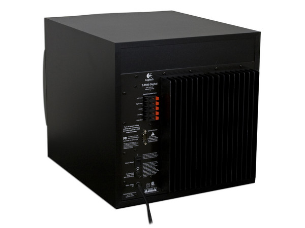 Bocinas Logitech Z-5500 Digital, Auténtico Sonido 5.1 Dolby Digital y DTS, Certificación THX, 505 Watts RMS de Poder total. Ideales para Xbox 360 y PlayStation 3.