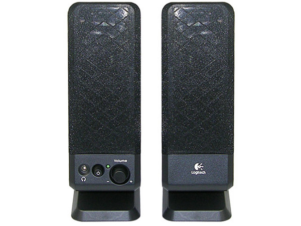 Bocinas Logitech R-10 2.0 Sonido Estéreo Nítido, RMS total de 4 Watts.