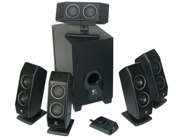 Bocinas Logitech X-540, sonido envolvente 5.1, 70 Watts