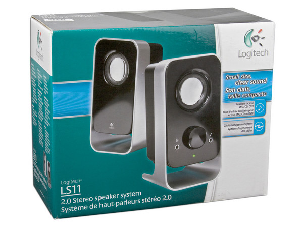 Bocinas Logitech LS11 estéreo 2.0.