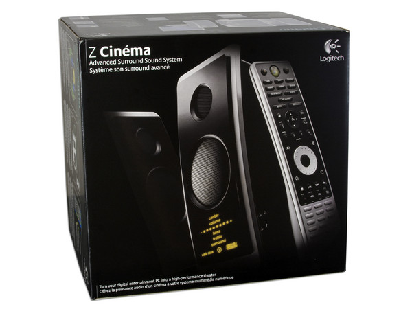 Bocinas Logitech Z Cinéma SRS TruSurround HD 2.1, Control remoto Inalámbrico, Potencia RMS total 180 Watts