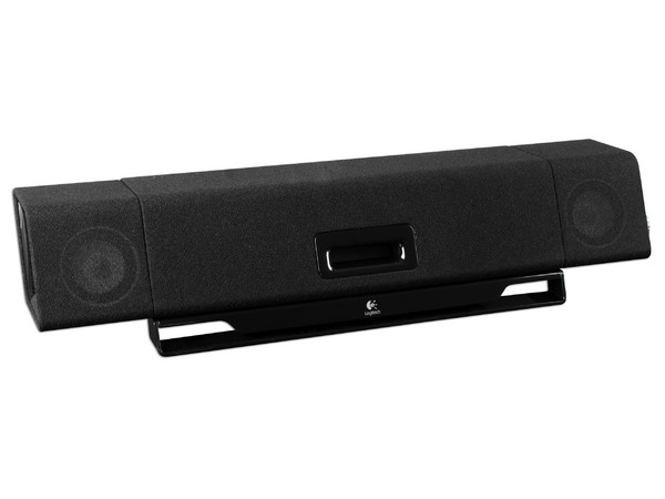 Bocinas Logitech AudioHub para Laptop con Concentrador USB integrado con alimentación. Color Negras