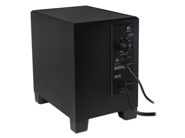 Bocinas Logitech X-240, 2.1 con base para iPod