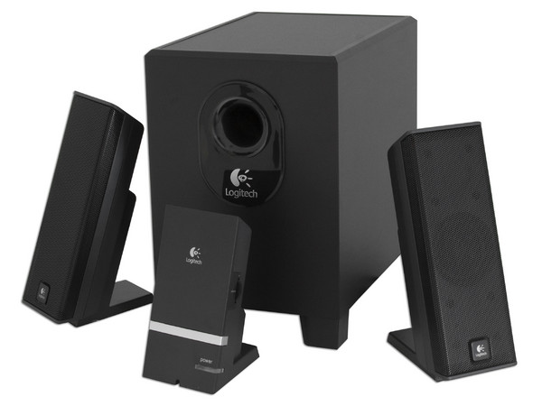 Bocinas Logitech X-240, 2.1 con base para iPod