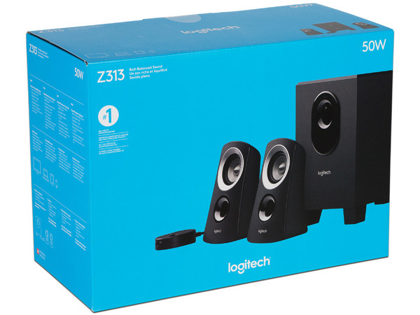 Bocinas Logitech Z313 estéreo 2.1.