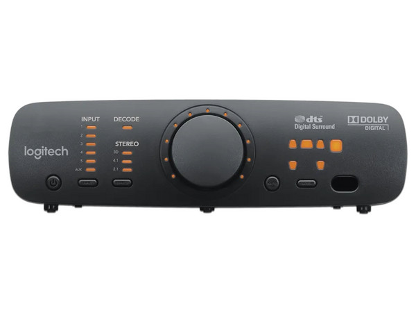 Bocinas Logitech Z906 Digital, Auténtico Sonido 5.1 Dolby Digital y DTS, Certificación THX, 500 Watts RMS.
