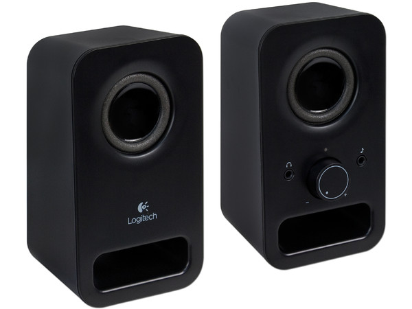 Bocinas Logitech Z150, Sonido Estéreo 2.0, RMS total de 3 Watts. Color Negro.