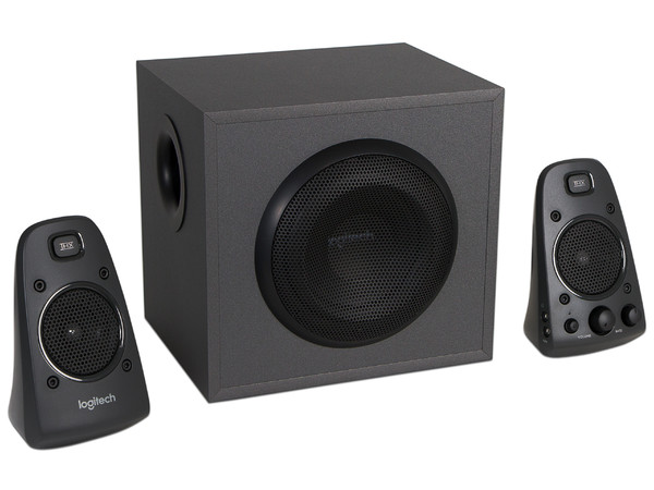 Bocinas Logitech Z625 estéreo 2.1, Certificación THX, 200 Watts (RMS)