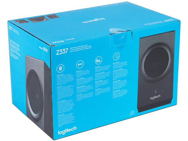 Bocinas Logitech Z337 estéreo 2.1, 40 Watts (RMS), Bluetooth.