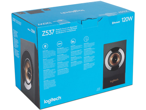 Bocinas Logitech Z537 estéreo 2.1, 60Watts (RMS), Bluetooth: 4.1, 3.5 mm, RCA