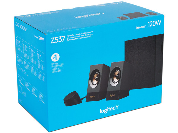 Bocinas Logitech Z537 estéreo 2.1, 60Watts (RMS), Bluetooth: 4.1, 3.5 mm, RCA