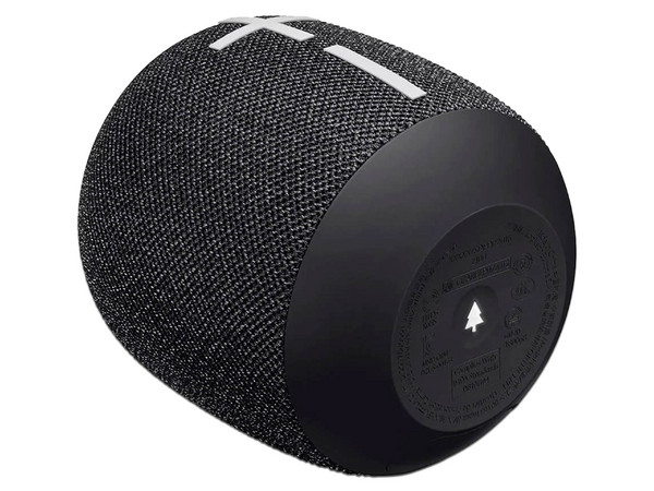 Bocina portátil recargable Logitech Wonder Boom 2, Bluetooth. Color Negro.