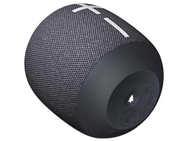 Bocina portátil recargable Logitech WonderBoom 4, IP67, Bluetooth. Color Negro.