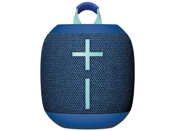 Bocina portátil recargable Logitech WonderBoom 4, IP67, Bluetooth. Color Azul.