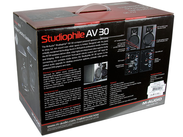 Bocinas M-AUDIO Studiophile AV 30