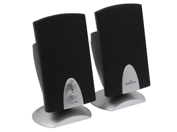 Bocinas Manhattan 2300 RMS 3Wx2, Color Negro.