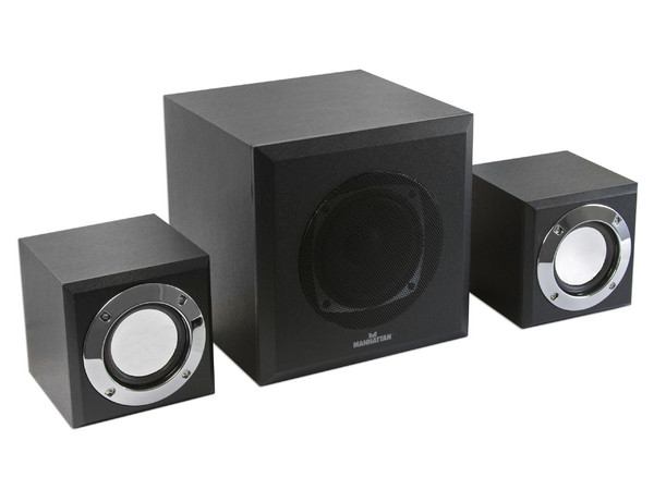 Bocinas Manhattan 3300 Series con SubWoofer, Color Negro