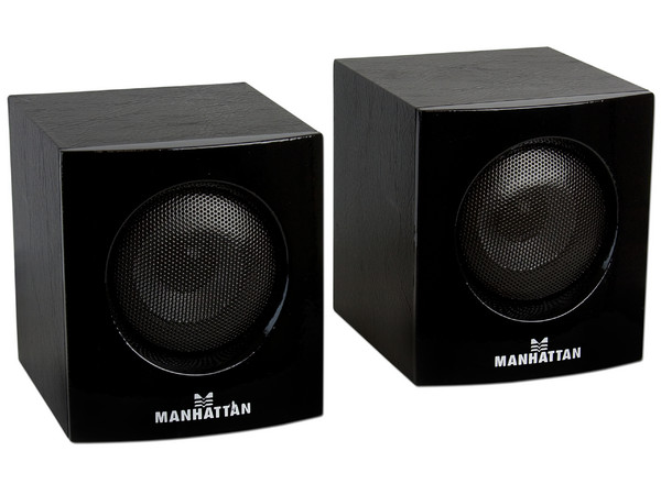 Bocinas Manhattan Serie 2700, USB. Negras