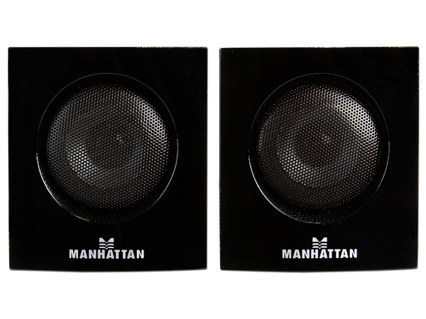 Bocinas Manhattan Serie 2700, USB. Negras